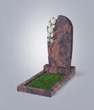 № 62 Памятник фигур. 110*60*7 (коричневый гранит Индия)